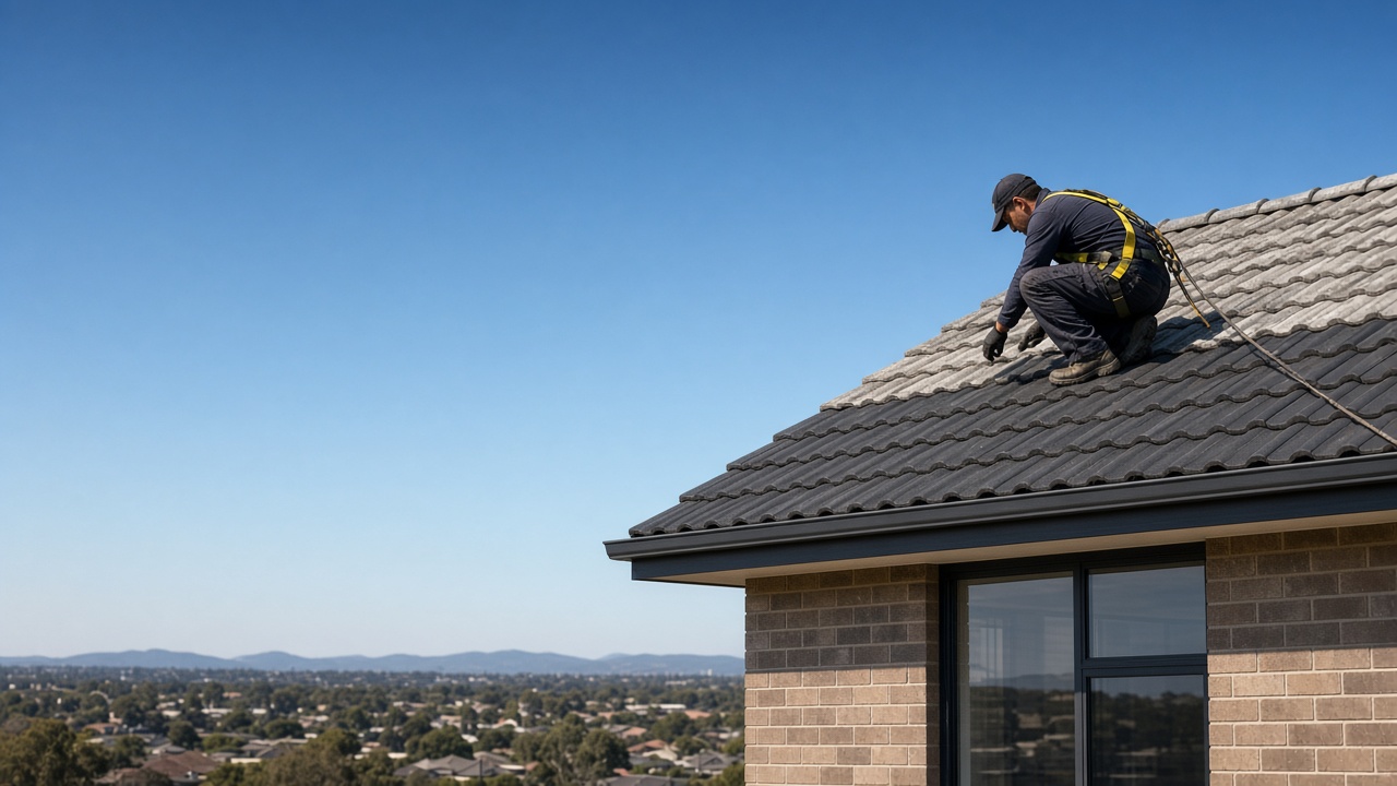 Roof leak stain context