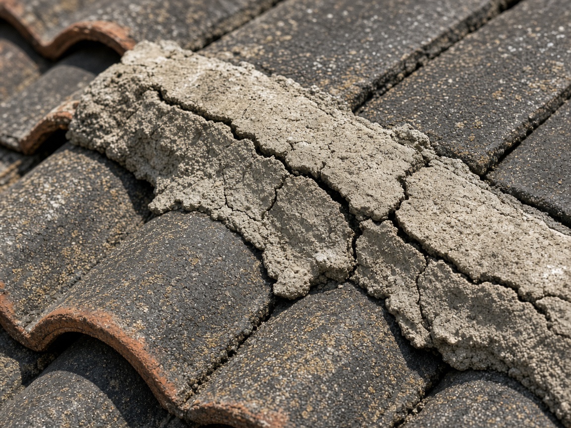 Cracked ridge pointing
